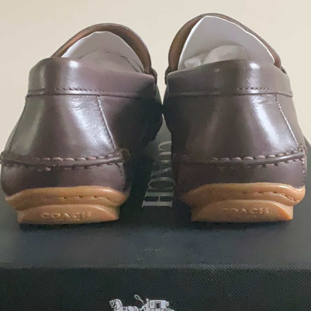 Coach Mott Driver Sig PVC Loafers - Mahogany - Picture 6 of 9